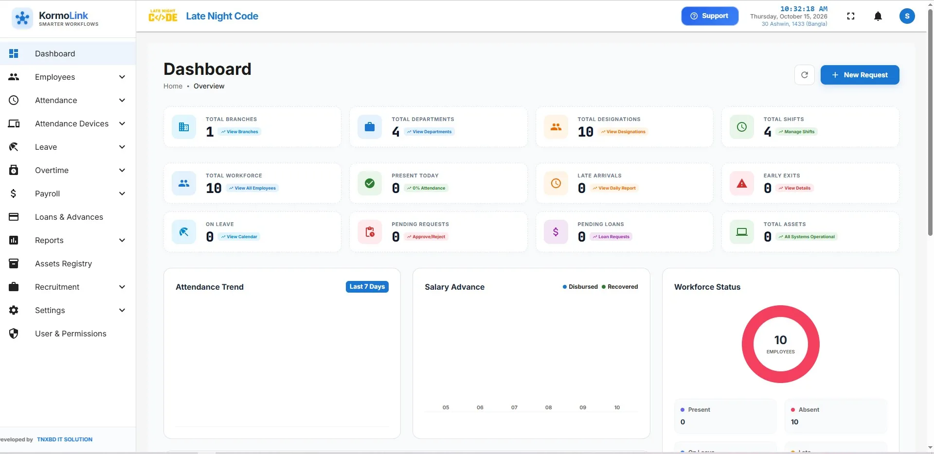 kormoLink HR Management screenshot 1